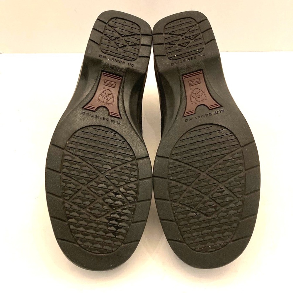 Ariat Steel Toe Clogs Black Leather Women's 8.5 Work Slip Resistant Comfort - Picture 11 of 12